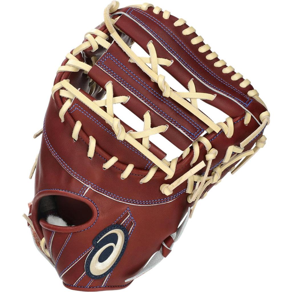 ASICS GOLDSTAGE First Baseball Size 227 Size LH I-PRO Baseman's Accessory, (S Brown/G Camel), Unisex, 3121B382,