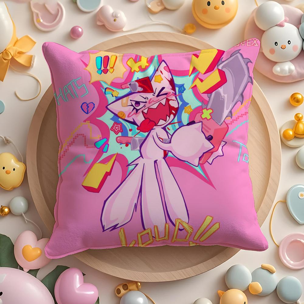 

Boykisser S-Silly Cat Cute Pillow Case Soft Plush Fabric Double-Sided Printed Cushion Cover Warm Winter Sofa Pillow Case 30cmx30cm