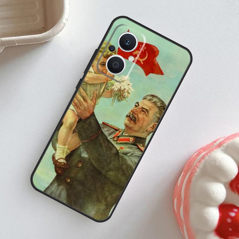 Soviet Union Leader Stalin Case For OPPO Reno 11F 8T 4Z 5Z 4 6 7 8 5 Lite 10 Pro OPPO Find X2 X3 Lite X5 X6 Pro Cover