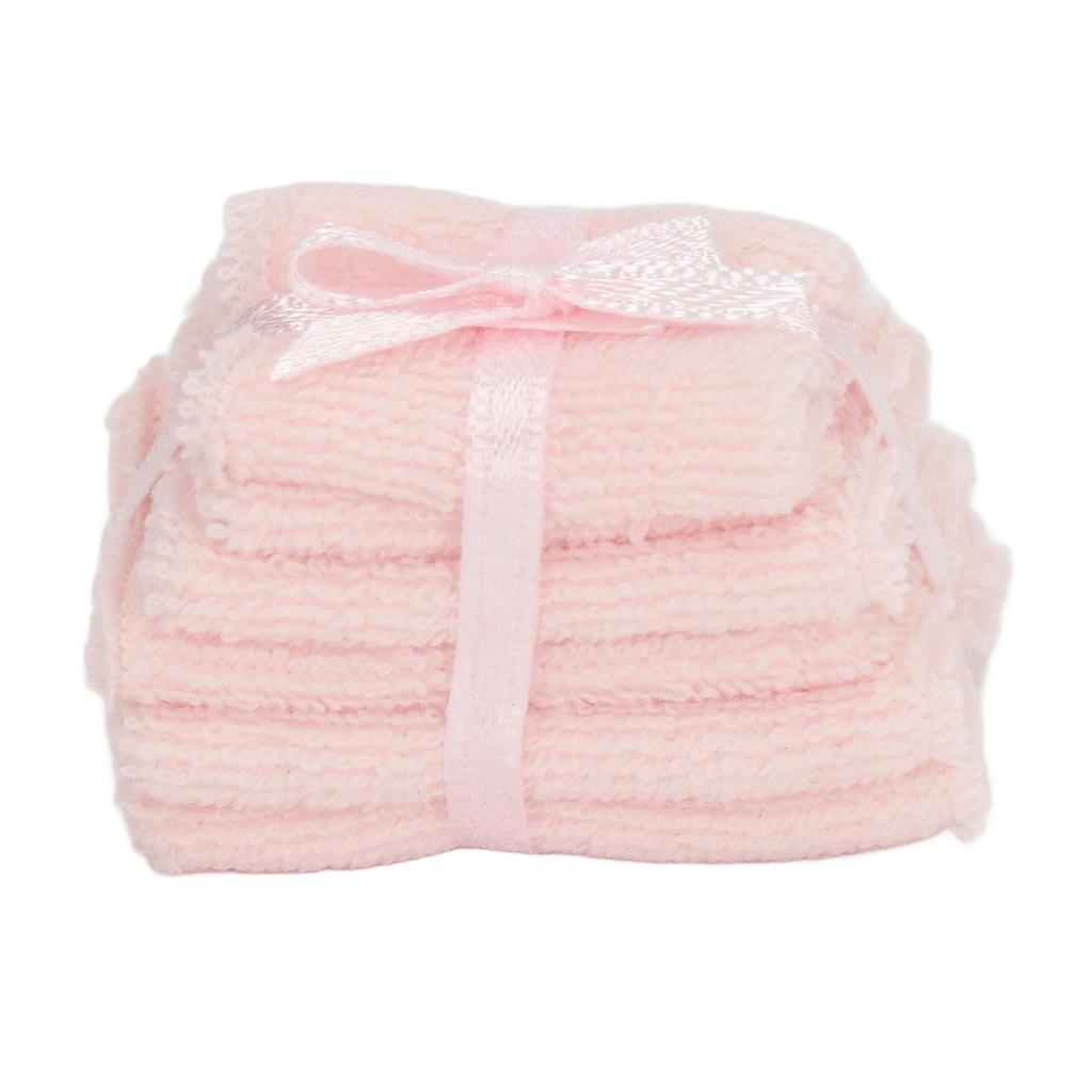 1:12 Scale Miniature Bathroom Towels Decoration Accessories Furniture Model Towel Pile