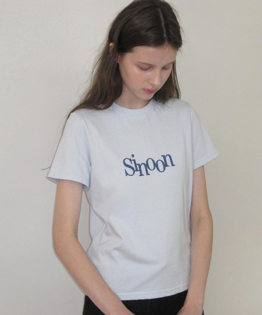 SINOON Sinoon Signature Logo T-Shirts (Sky Blue)