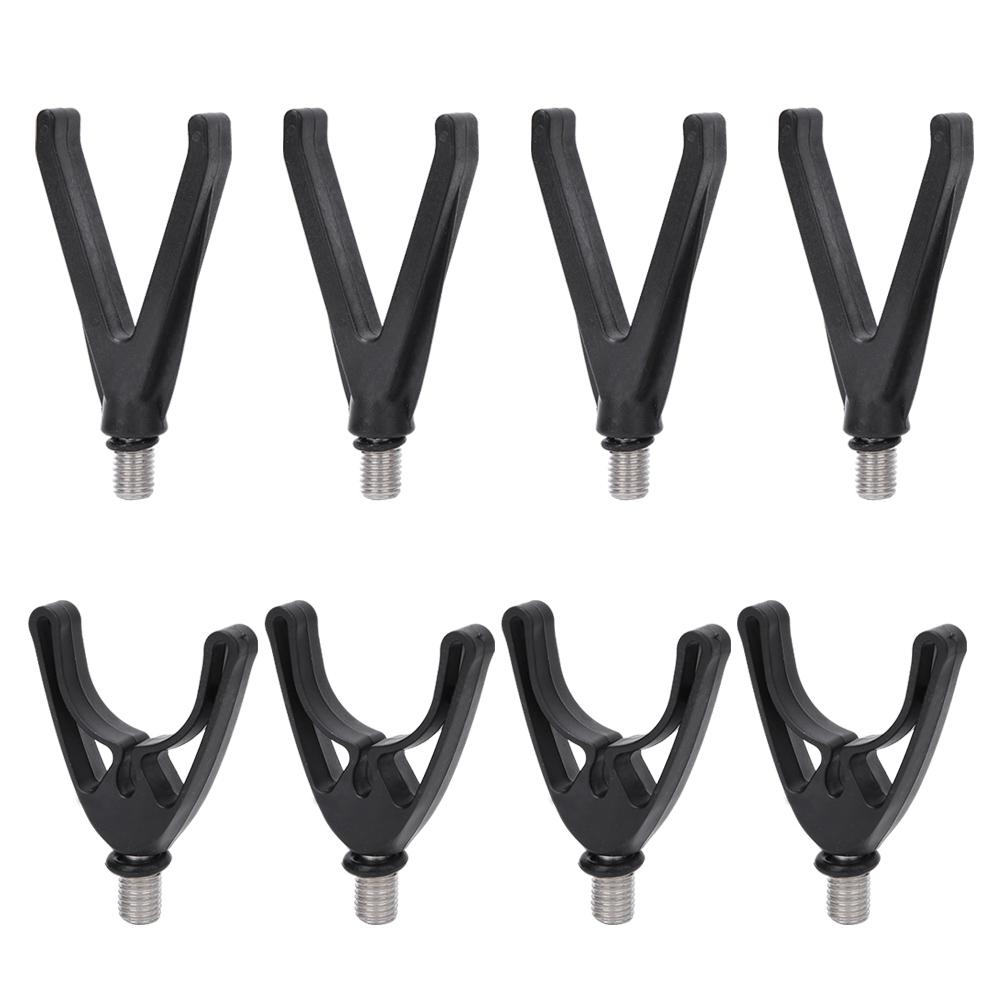 8PCS Plastic Durable Flexible Fishing Rod Alarm Holder Head Fish Pole Bracket Tool Accessory