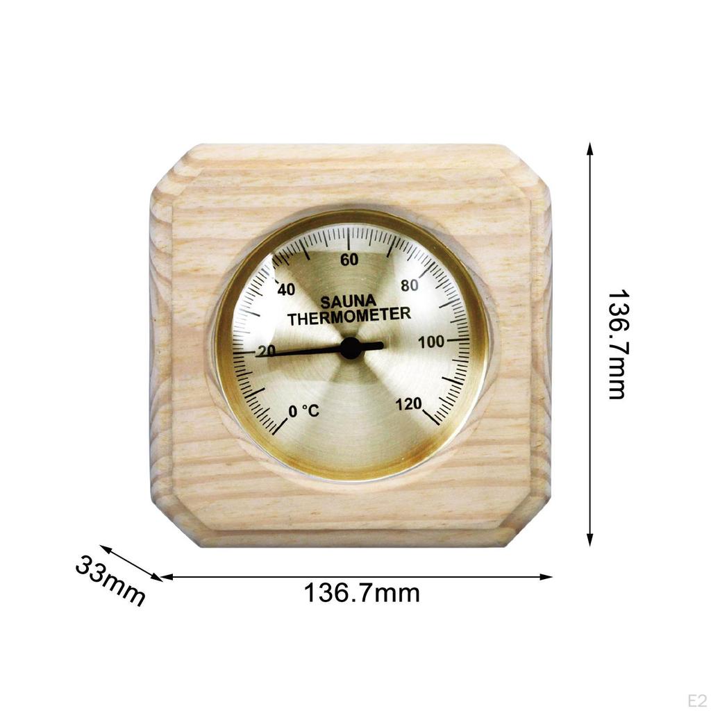 Digital Sauna Temperature Hygrometer Humidity Measurement Tool Heavy Duty Wall Hanging