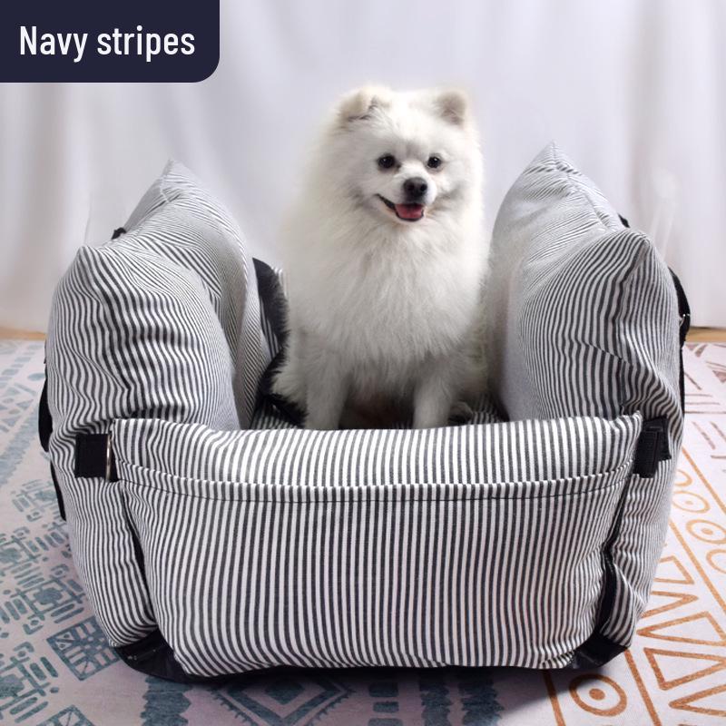 

Universal All-Season Rear Car Seat Dog House - Detachable, Washable, with Handle 76*52*40cm Large Dog Back Seat