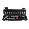 16Pcs Professional Torque Wrench Kit 1/4” Drive Adjustable Preset Tool For Automotive Mechanical Applications