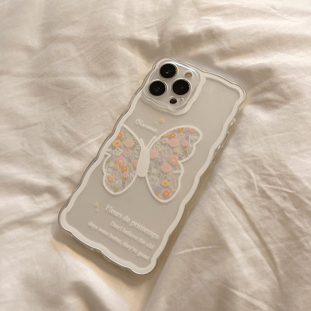 Cute Flower Butterfly Case for iPhone 13 iPhone 15 iPhone 16