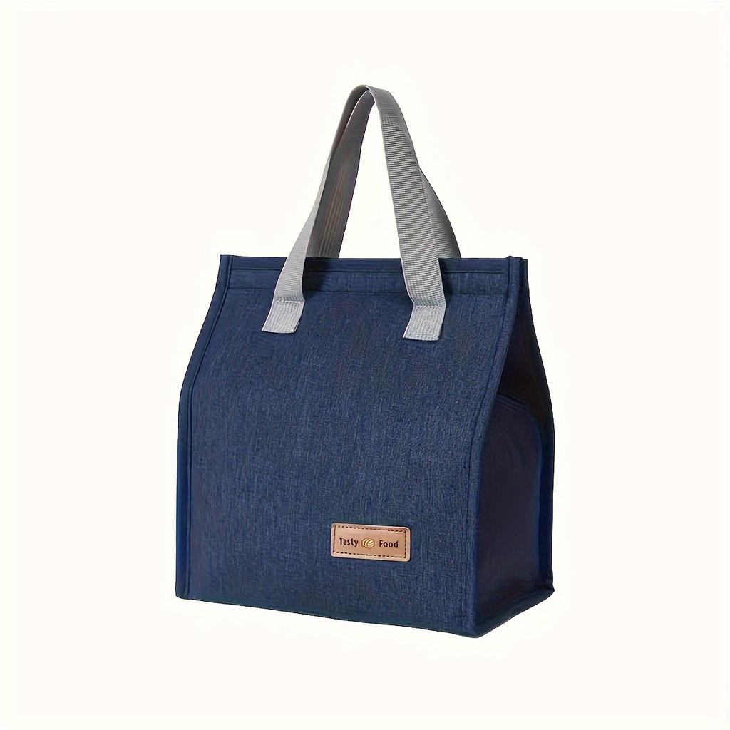 Gourmet Minimalist meal bag vertical portable cationic bento bag Insulated lunch box bag Large capacity bento bag