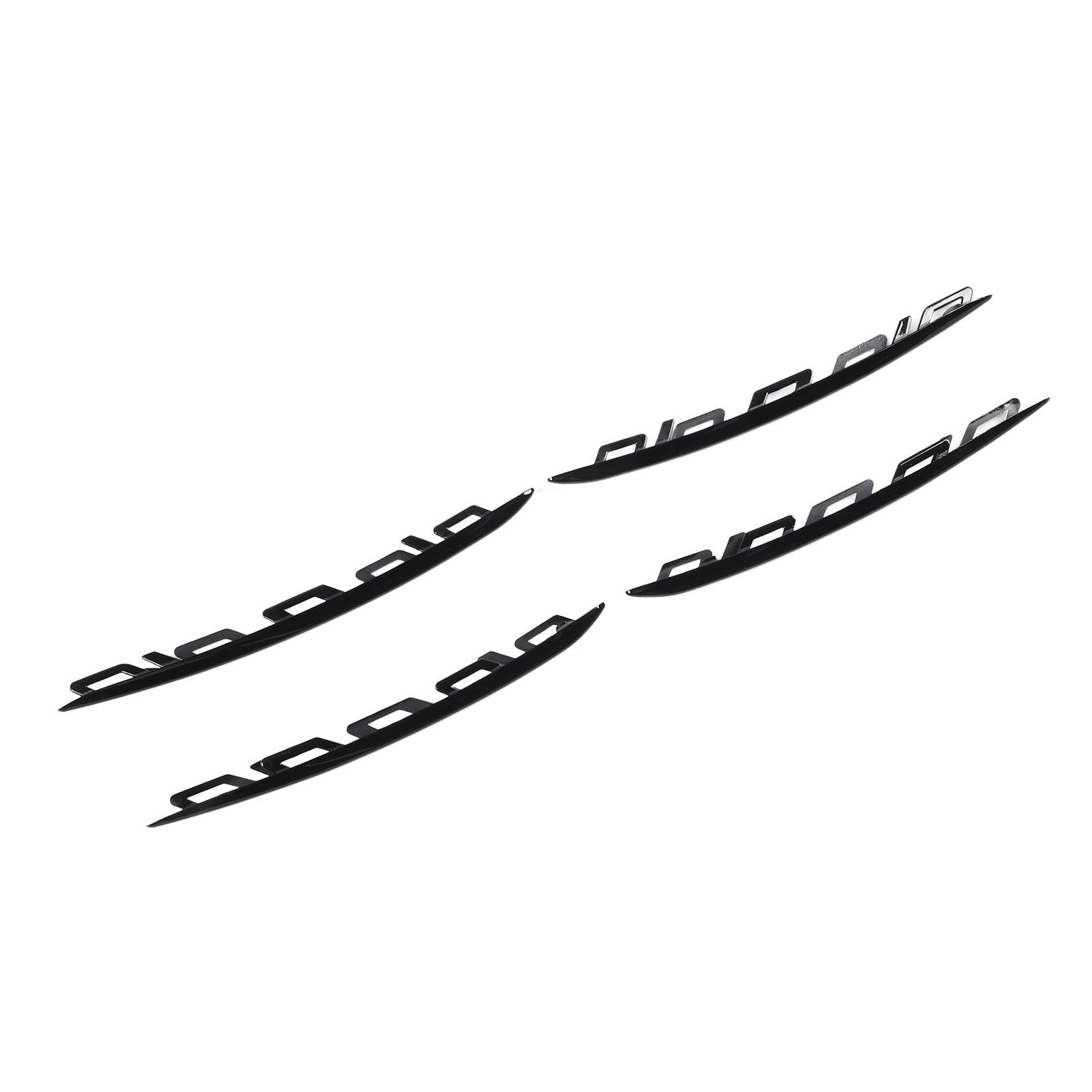 

Front Bumper Lower Fog Grille Trim Moulding For AMG CLA35 C118 Pre‑Facelift 2020‑2023 4 Pieces Gloss Black