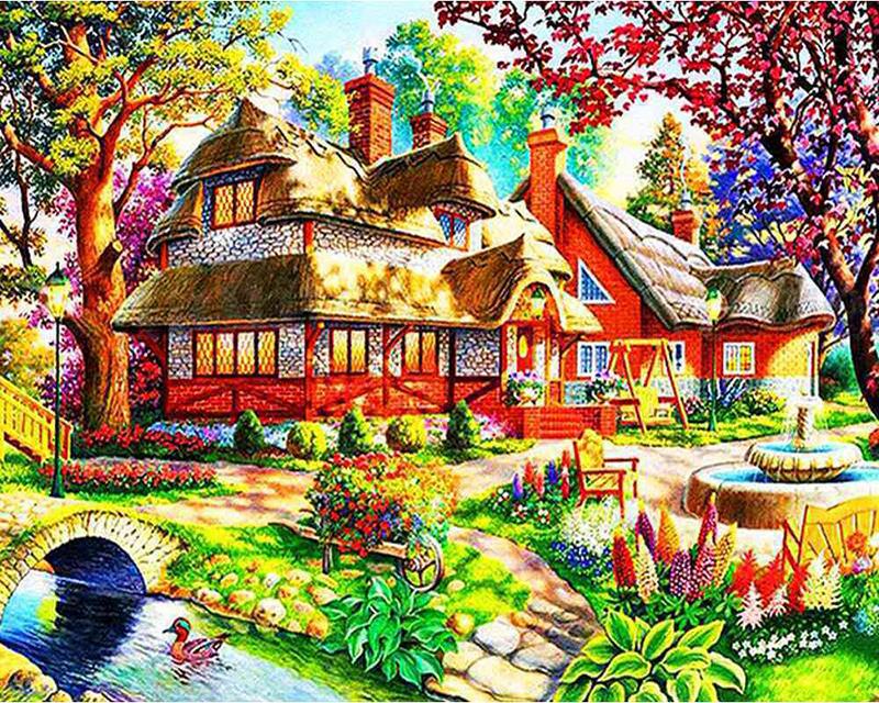 5D-Diamantstickerei zum Selbermachen, Rotkrönungskraniche, Rose, komplett quadratisch, rund, Kreuzstichset, Diamantmalerei, Blumentierkunst, Strass, handgemachtes Geschenk