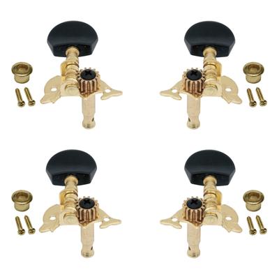 MAHALO Ukulele Thread Winder 4 Pieces 1SET UMH100G GD/BK