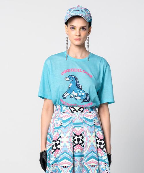 Greedius Pony Logo T-Shirt 40 (L)