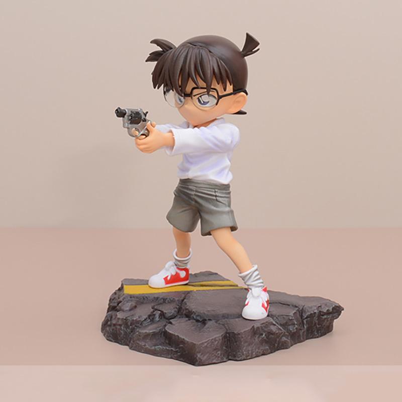 18cm Detective Conan Kuroba Kaito Kudou Shinichi Haibara Ai PVC Action Figure Anime Figure Model Toys Collection Doll Gift