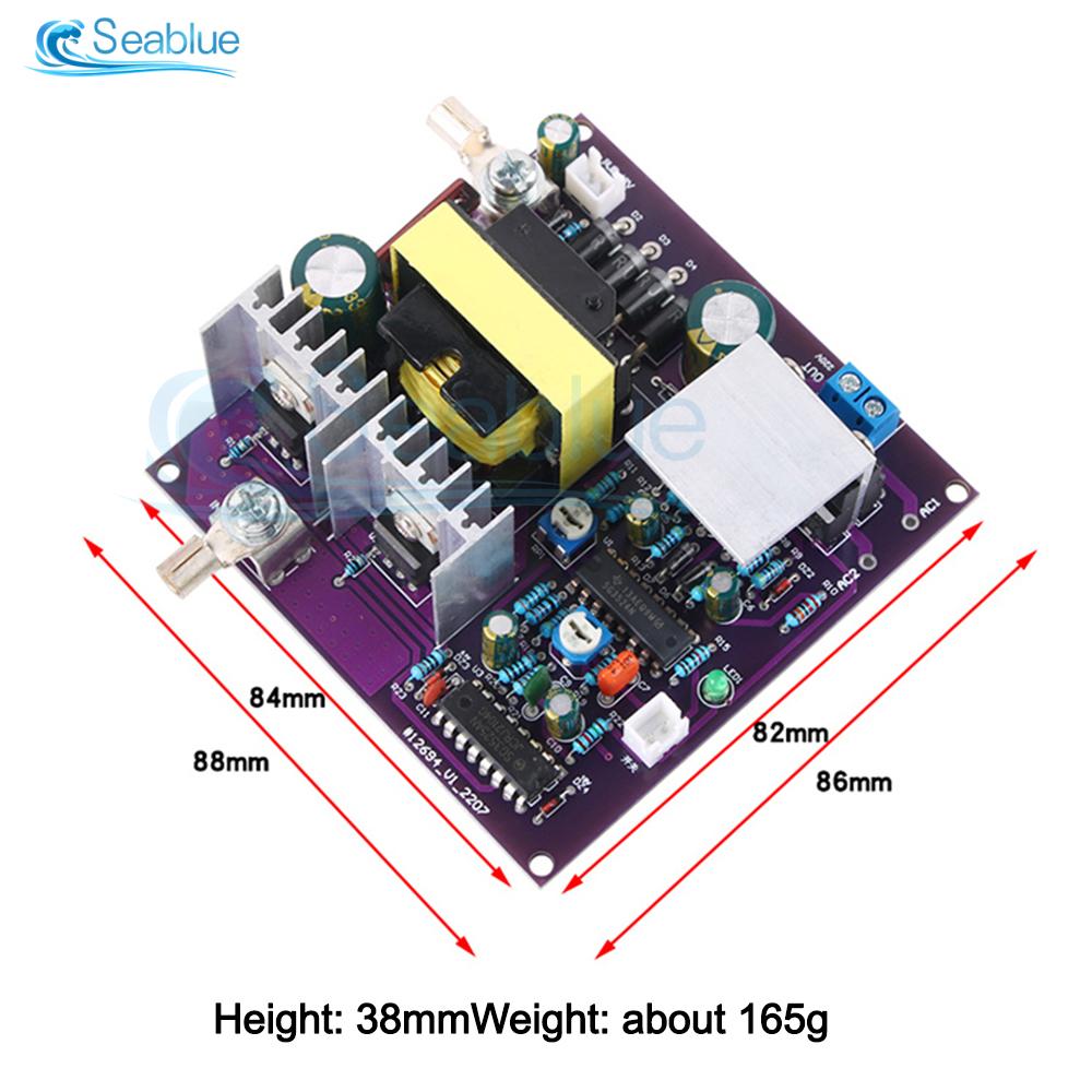 300W Corrected Sine Wave Output 50Hz Inverter DC 12V To AC 220V Inverter Power Supply Energy Storage DC-AC Boost Board