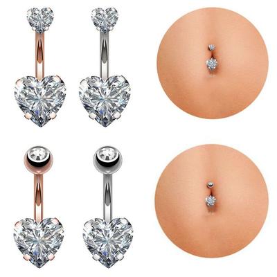 1 Stück Bauchnabelringe Nagel 14G Chirurgenstahl Nabelringe Baumeln Nabel Piercing Schmuck