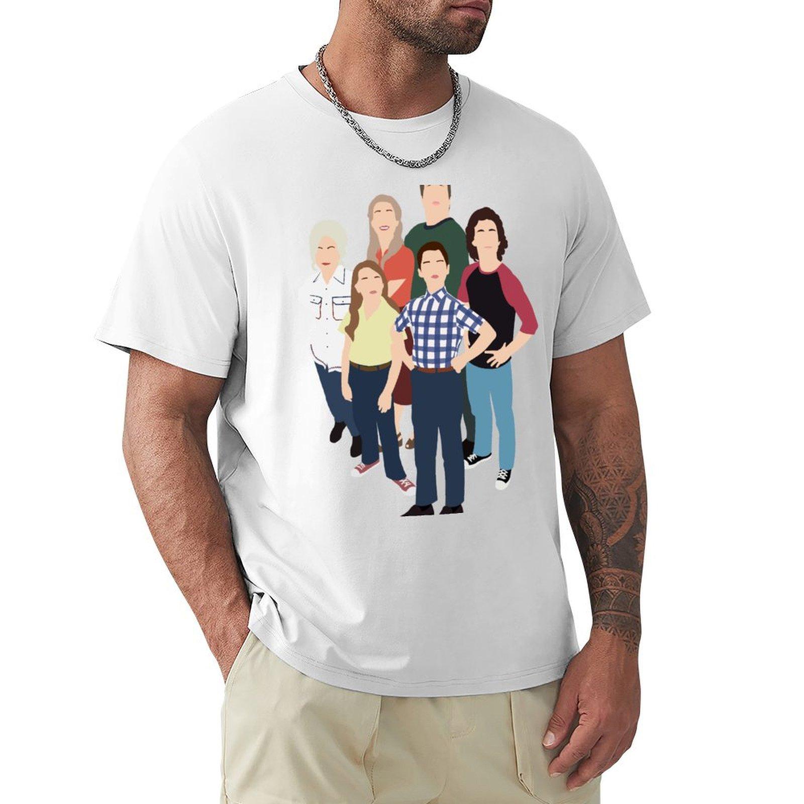Young Sheldon Tshirt All Match Print Short Sleeve Top S