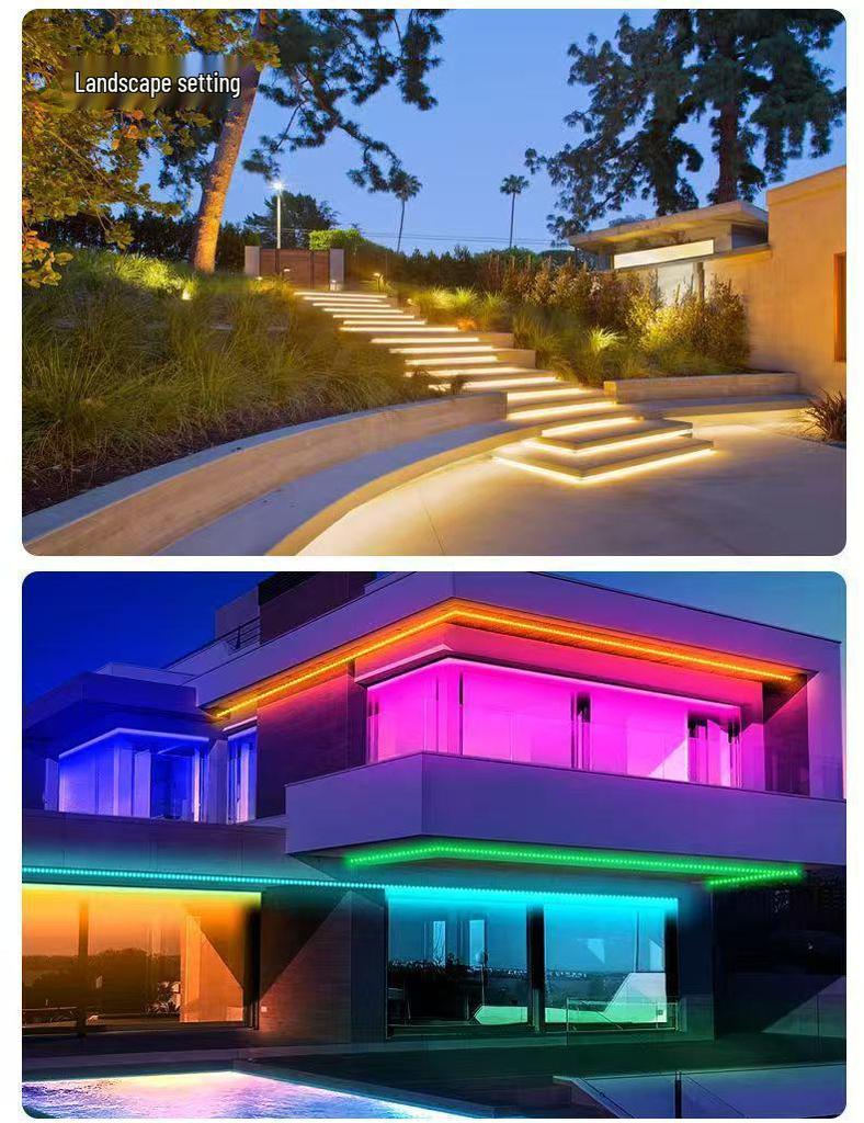 Solar LED Light System: 12V/24V/36V for Outdoor Signs & Strips