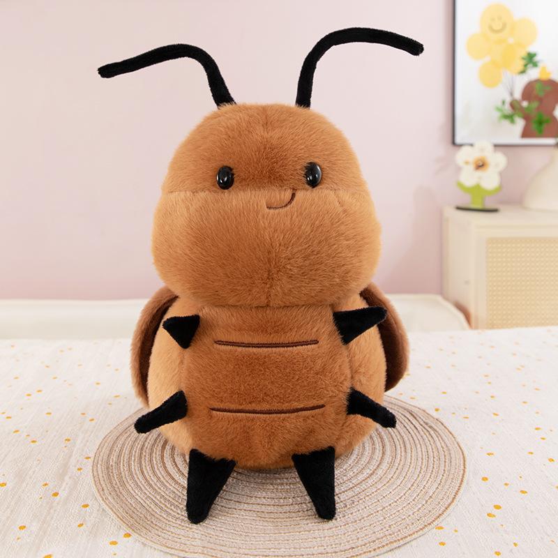 Simulation Cockroach Doll Bee Doll Cockroach Small Strong Plush Toy Sofa Ornament Sleeping Pillow