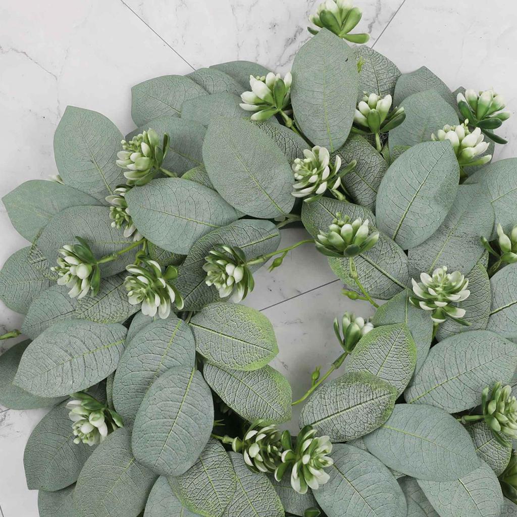 Eucalyptus Wreath, Artificial Easter Wreaths for Front Door, Wreath