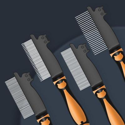 Dog Combs For Grooming Lightweight Pet Grooming Comb Easy Tangles Removing Fur Detangling Tool For Pets Combs For Dogs Cats