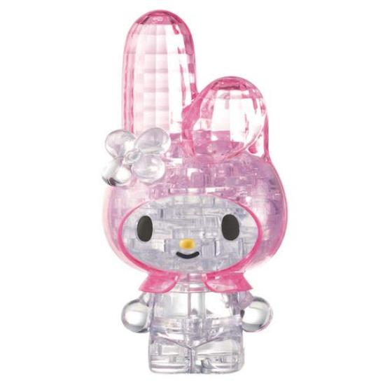 HANAYAMA Crystal Gallery Transparent 3D Jigsaw Puzzle Sanrio My Melody Figure Interior Decor Ages - Crystal-like - - 7+