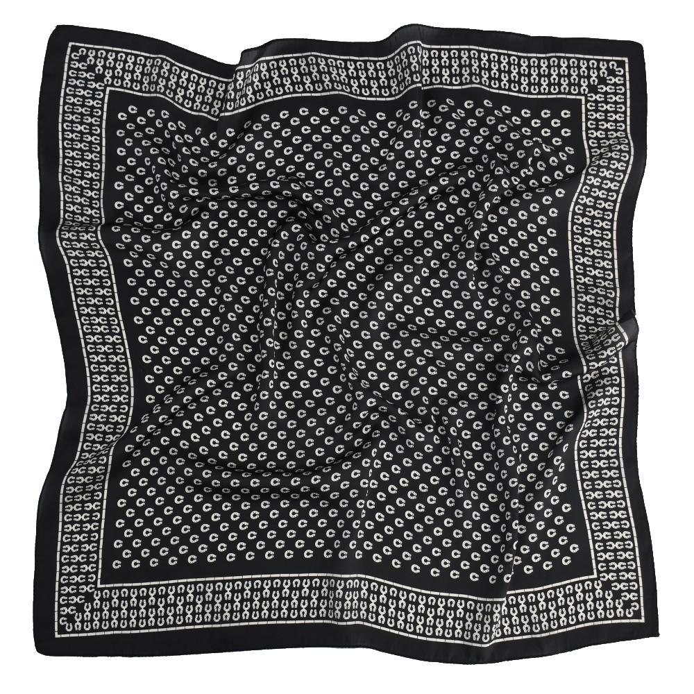 Spring and Autumn New Printed Square Scarf Women's Temperament Fashion Decorative Scarf, Professional Versatile 71x71 Silk Scarf