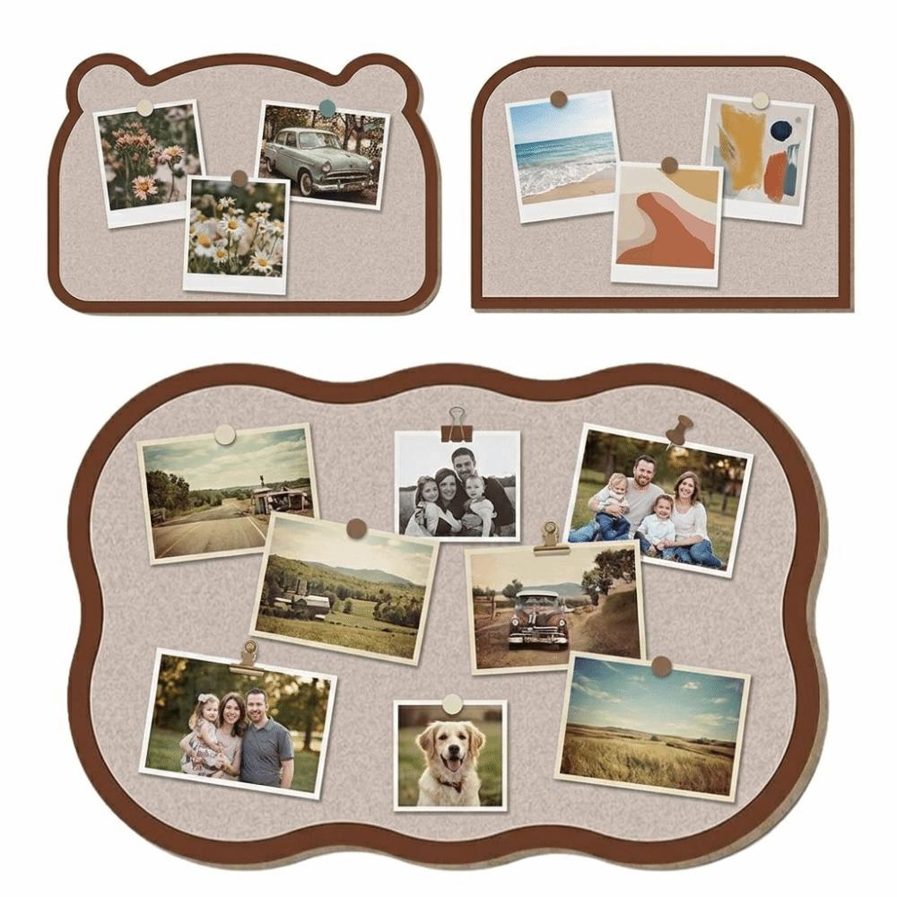 No Drill Felt Photo Board Wall Mounted Perler Bead Display Board Felt Display Panel Photo Display