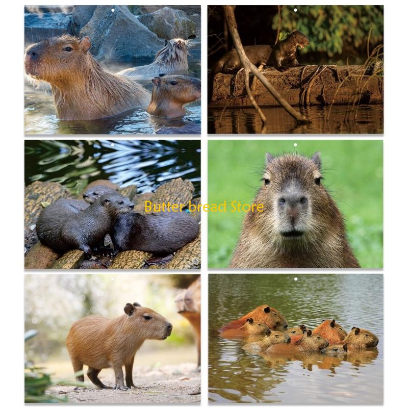 W89C 2026 Animal Wall Calendar Wall Mounted Monthly Calendar with Holiday Markings