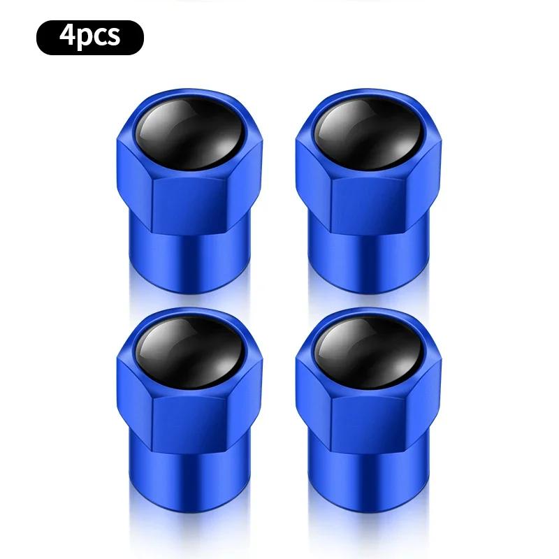 Car Sticker 2025 Hot 4PCS Aluminum Hex Tire Valve Stem Caps For Teslas Model 3 Model S X Y Style Roadster Invader Coil Mod WYE K