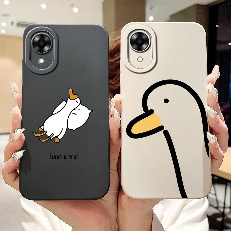For OPPO A17k A17 2024 New Cute Cartoon Pattern Soft Silicone Case For Oppo A17 A 17 17k CPH2471 CPH2477 Protective Phone Cases
