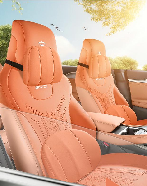 BYD Song L Universal Ventilated Seat Cushion: Four-Season, Semi-Enclosed, Breathable, Sports Minimalist Design