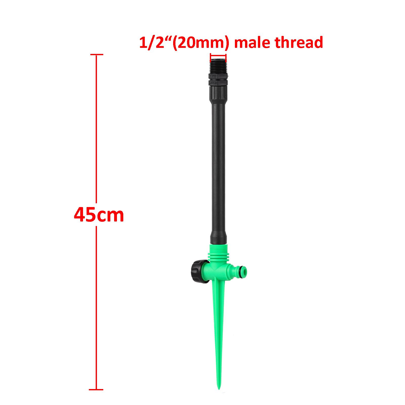 

Регулируемый выдвижной спринклер на 25–360 градусов 1/2 дюйма, спринклерная насадка с внутренней резьбой, садовый газон, трава, инструмент для орошения цветов, полива
