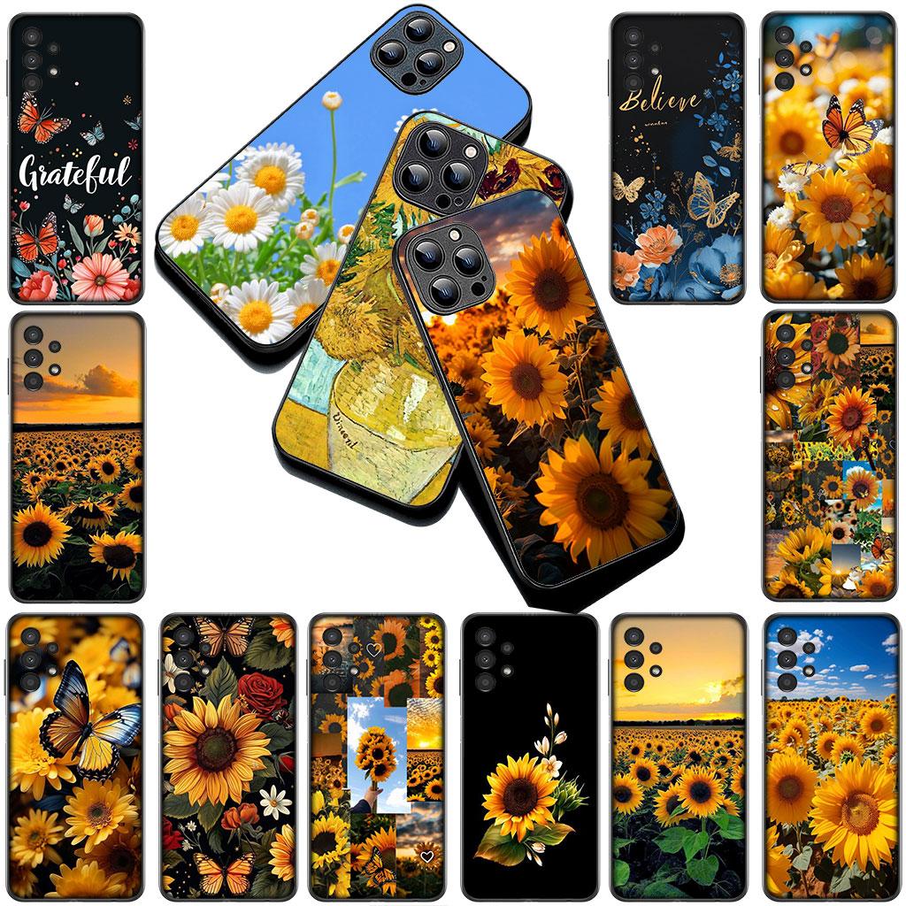 Handyhülle für Motorola Moto Edge 70 60 Fusion NEO Pro G Stylus G56 G96 G04 G05 20 Hülle Sonnenblume Gelbe Blume Schmetterling