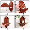 Wooden Floating Shelves Wall Mounted Hexagonal Geometric Wall Shelves for Home Decor Living Room Bedroom