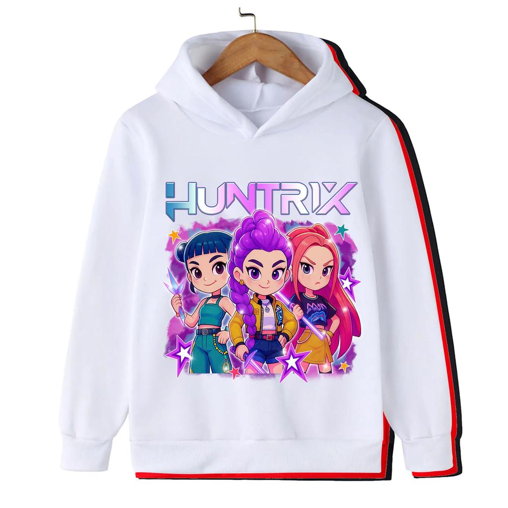 Comfortable Warm Winter Clothes for Children Fashionable  Trendy Devil Hunter Casual Sweaters for Girls  Boys