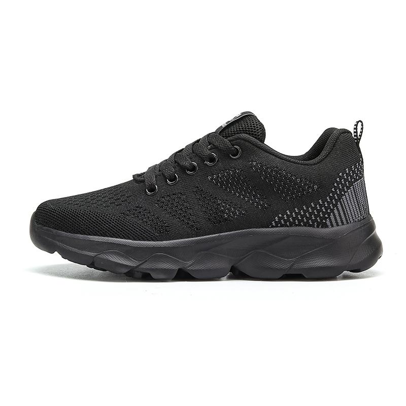 35-42 Spring/autumn Women's Flying Woven Breathable Super Light Stuffed Sports Shoes Large Size Ultra -light Stool Women's Sports Shoes