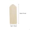10 Pieces Unfinished Wooden Bookmarks Gift Tags for Presents Blank Wood Slices DIY Hand