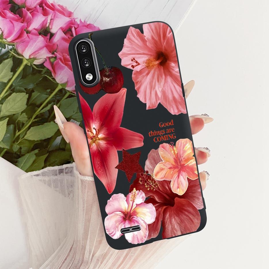 For LG K22 Case LM-K200 LMK200B Luxury Butterfly Tree Painted Cover Soft Silicone Phone Case For LG K22 K 22 LGK22 Fundas Bumper