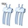 Safe Heated Hair Root Clip 2Pcs Volume Clip, Electric Volumizer Crimper, 3 Minute Lifting Travel Size Styler Comb for Flat Hair, Dual Temperature