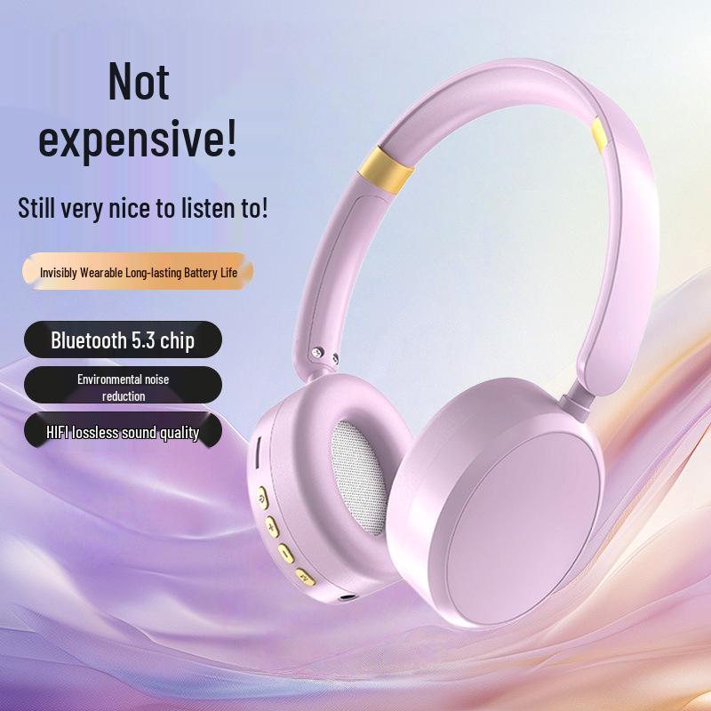 C1001 Wireless Bluetooth Headphones: Large Earcups, Smart Noise Cancelling, Long Battery Life, Ultra-Clear Calls.