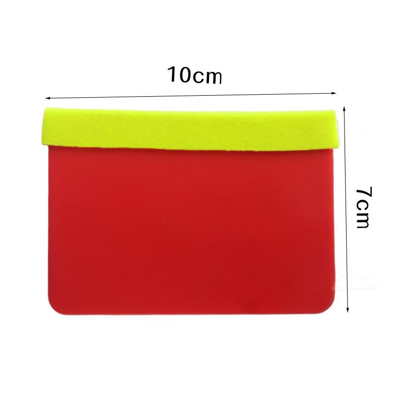 Double-Edged Wing-Shaped Scraper for Car Film Application and Edge Sealing