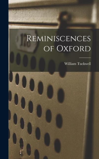 Libro Reminiscences of Oxford