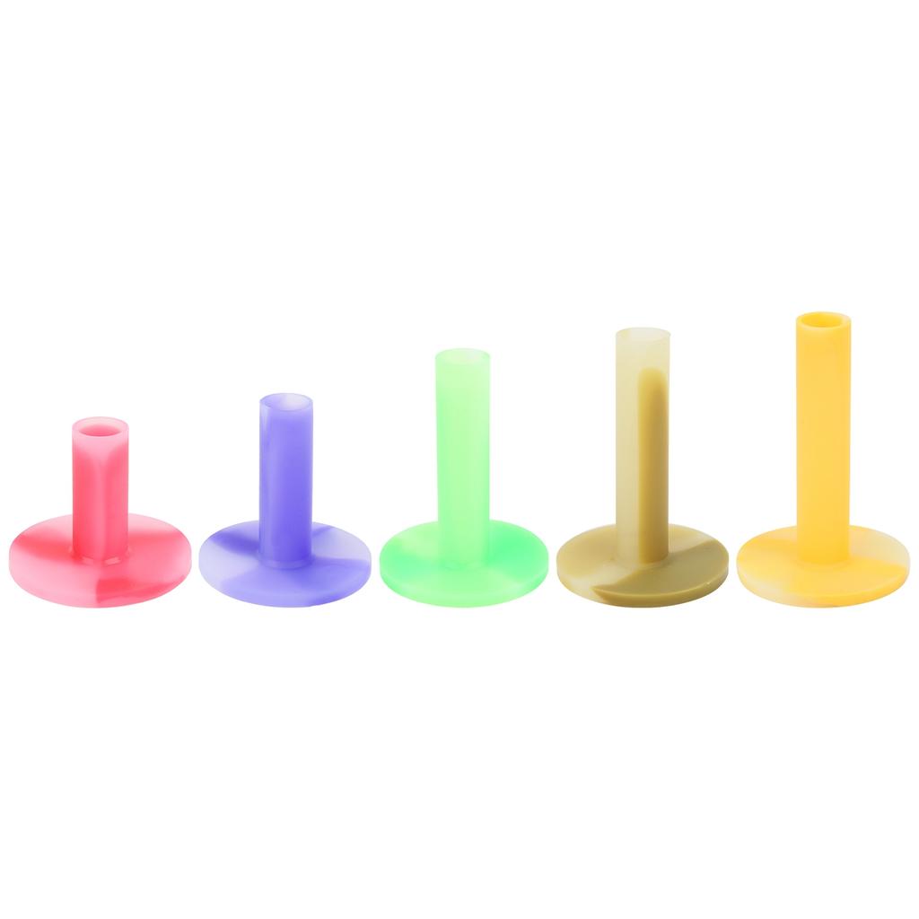 Rubber Golf Tenden Tee Driving Range Tees Ball Holder Set for Indoor Outdoor Practice Mat