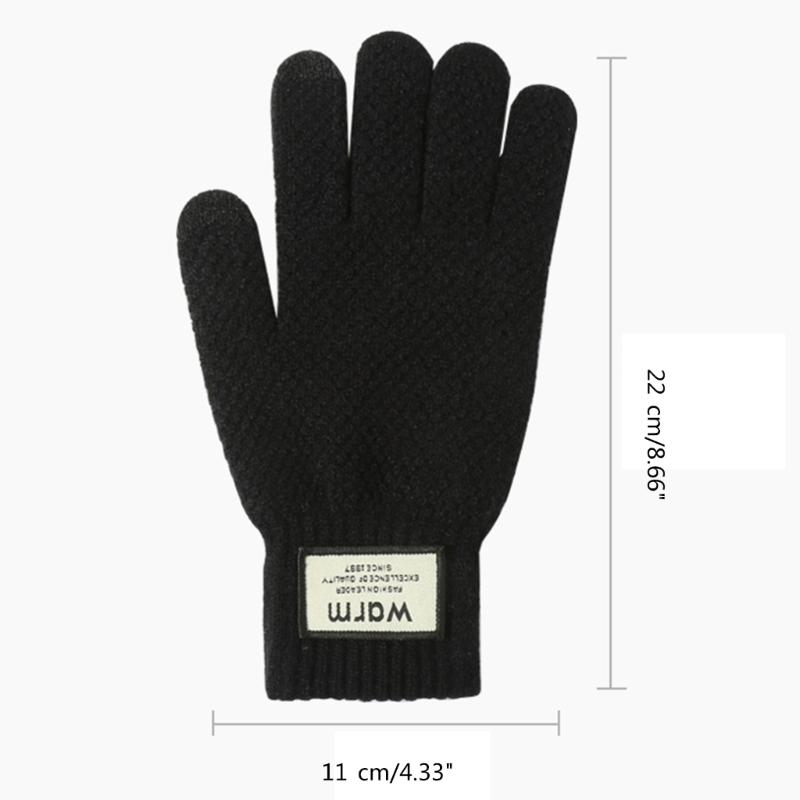 Adult Windproof Gloves Winter Sports Thicken Gloves for Outdoor Cycling Skiing