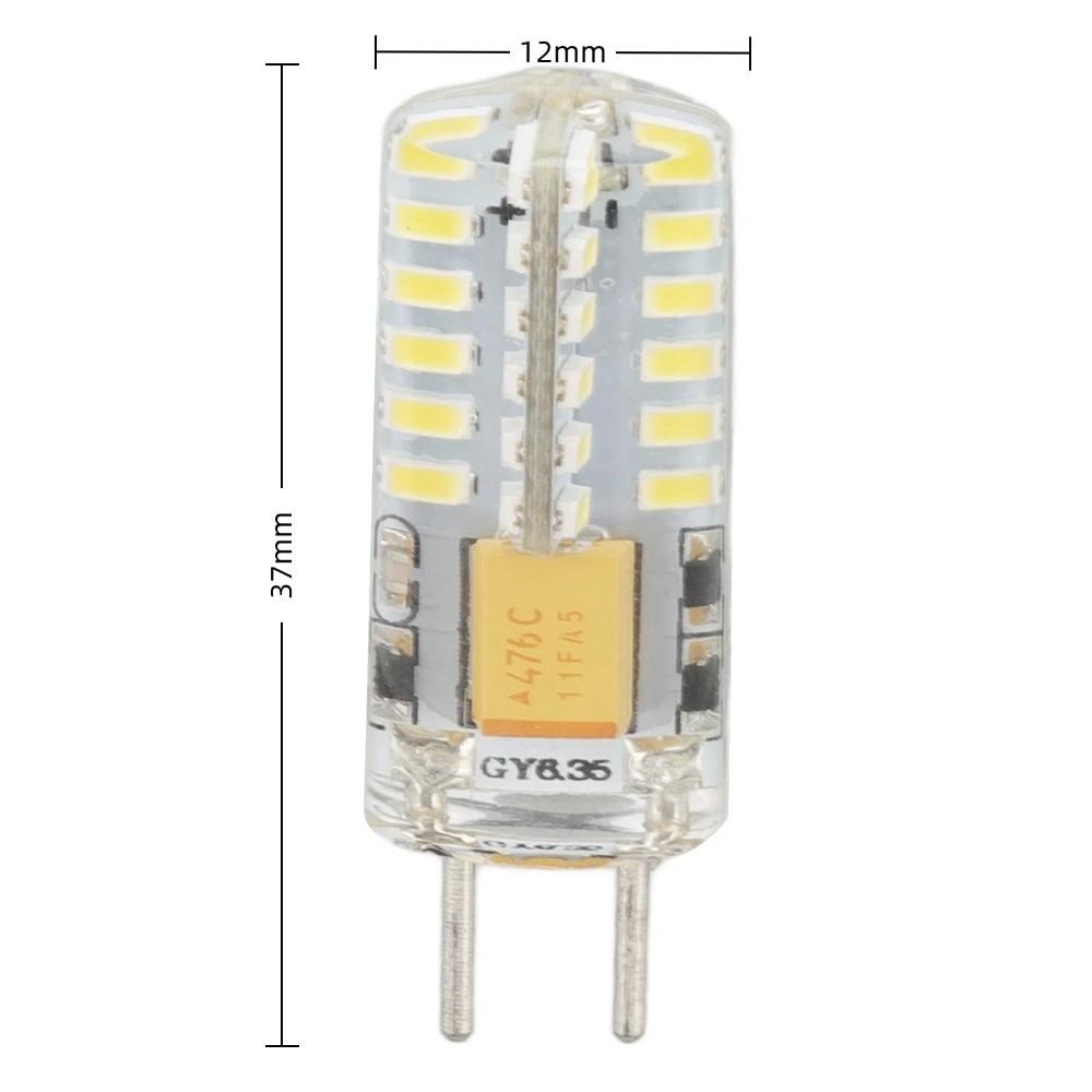 2pcs 12V GY6.35 Bulb 6000K Dimmable LED Bulb Durable LED Corn Bulb  Ceiling Fixture