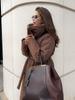 Women Loose Quilted Jackets Parkas Winter Coats Oversized Warm Long Belt Puffer Jackets Ladies Cotton Padded Jacket