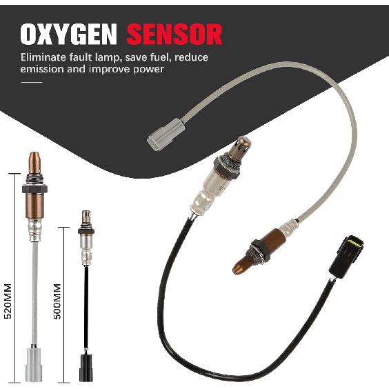 O2 Oxygen Sensor Upstream Downstream Compatible for Nissan Altima 2008-2011 2.5L L4 QR25DE, Rogue 2010, 234-9038 234-4380 22690-2A000 226A0-8J100,
