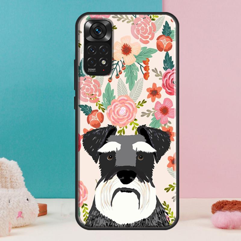 Schnauzer Puppy Dog Case For Xiaomi Redmi Note 14 13 Pro 12 11 9 10 9S 10S 11S 12S Redmi 14C 13C 10C 12C Cover