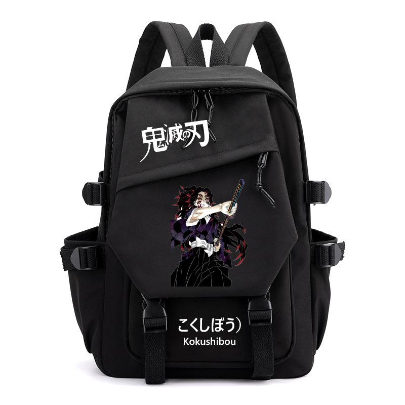 Japan Cartoon Comics Demon Slayer Instagram Backpack, Japanese Retro Style, Large Capacity Student Backpack 0016 KTB