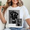 Bella Hadid Vintage Graphic Tee: 90s Retro Design