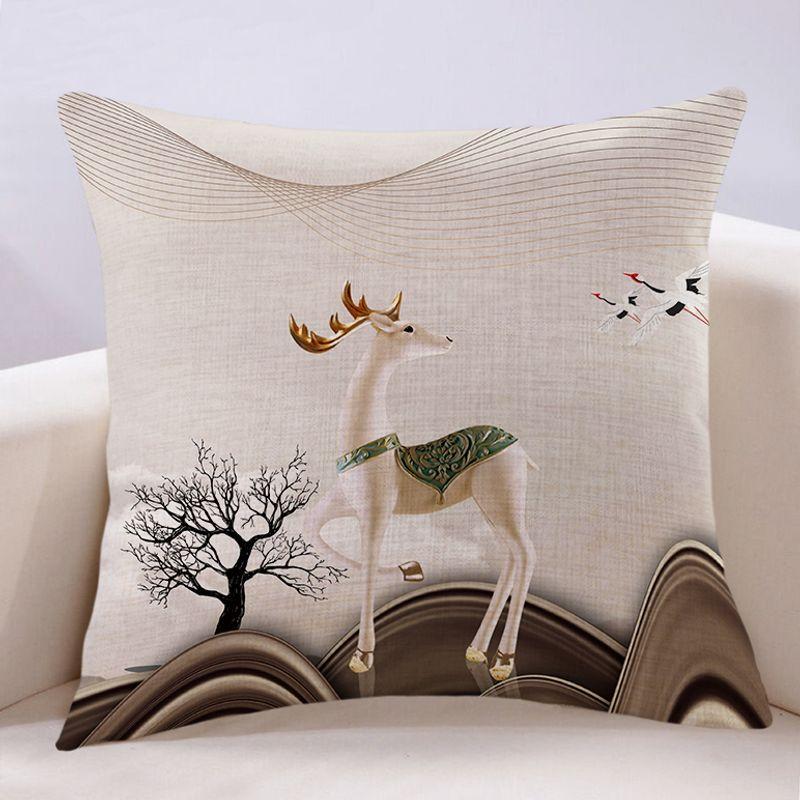 

Modern Minimalist Nordic Entry Lux Style Living Room Sofa Cushion Fabric Car Bedside Cushion Car Lumber Pad Backrest Section 7 40x 40cm (pillowcase without core)